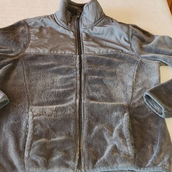 Emily B Teddy Bear Fleece LS Full‎ Zip Pocketed Sz. M Jacket - Picture 10 of 12